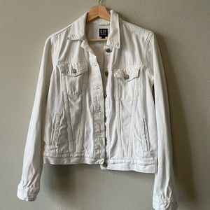 White denim jacket